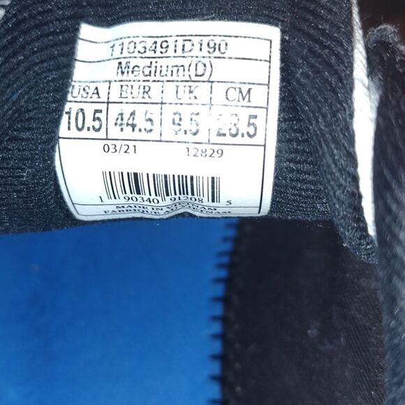 Brooks Adrenaline GTS 21 Road Running Shoes White Blue Black - Picture 9 of 13